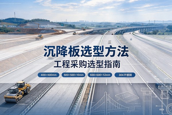 儋州沉降板选择方法