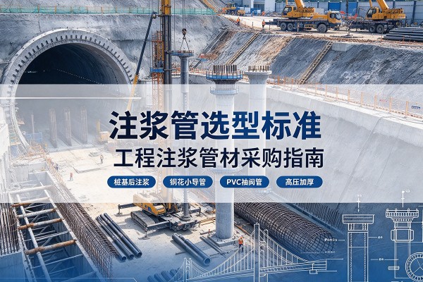 儋州注浆管选型标准