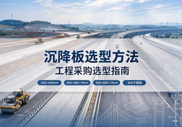 儋州沉降板选择方法